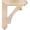 Ekena Millwork Westlake Arts and Crafts Smooth Bracket w/ Offset Brace, Douglas Fir, 7 1/2"W x 28"D x 32"H BKT0806X28X32WTL03SDF - alternate 2